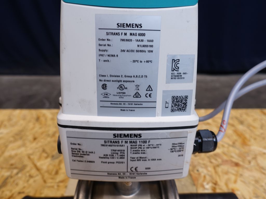 Siemens Sitrans F M MAG 1100 F Flowmeters